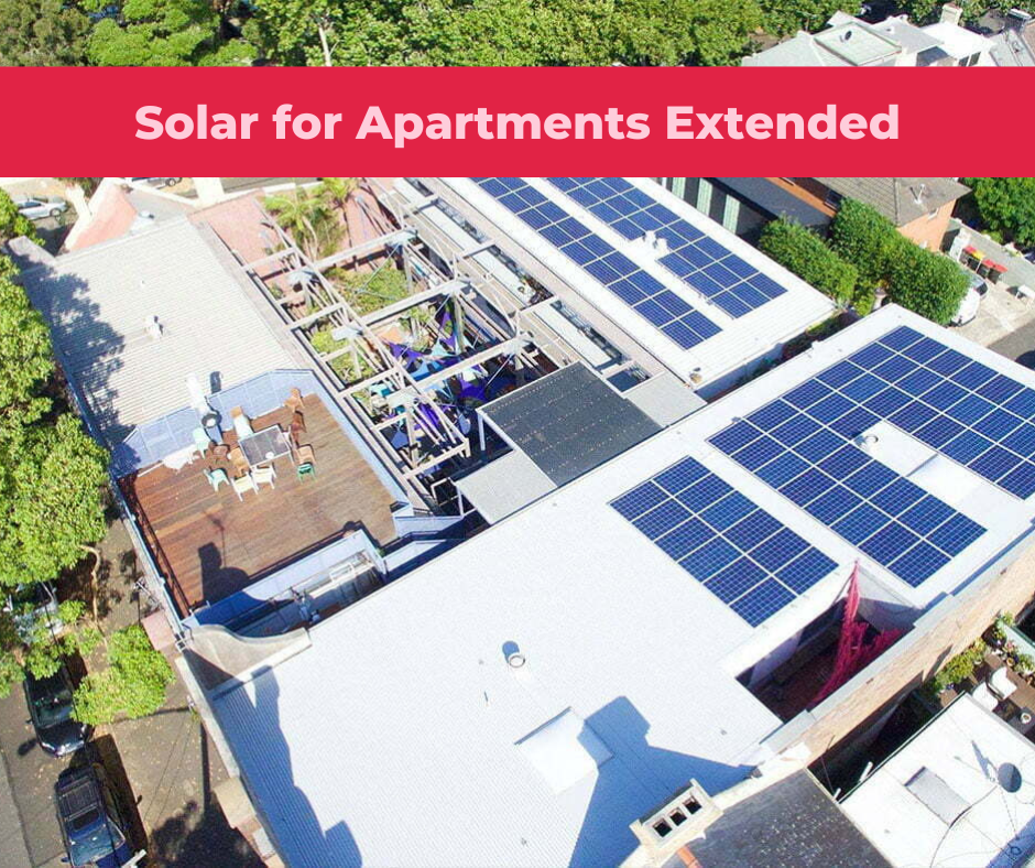 Solar Apartment Program so popular - we've extended it! Main Image